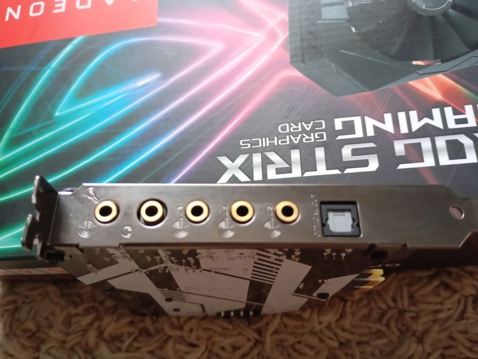 Componente PC placa sunet și video asusvideo