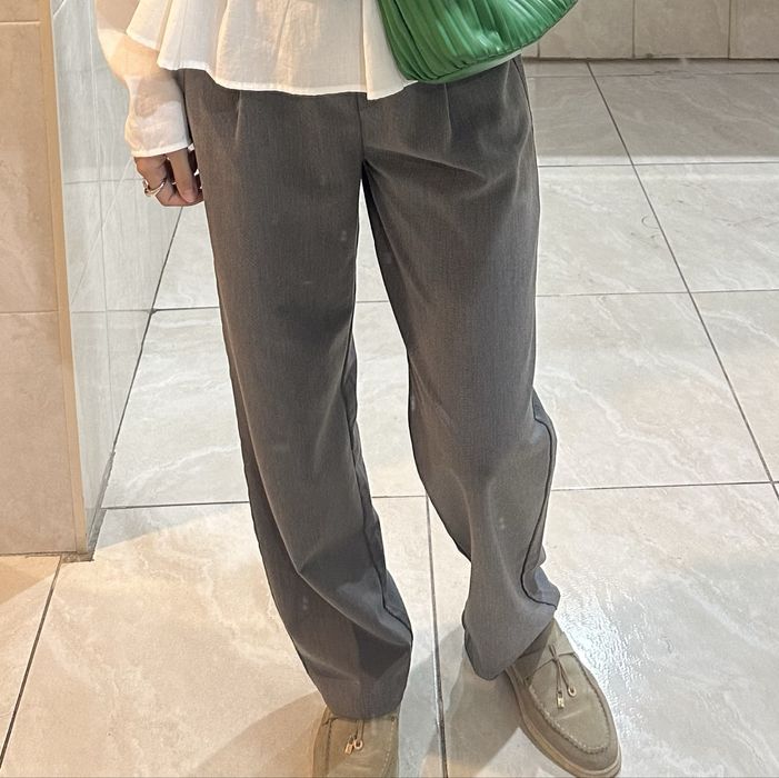 брюки серые no name