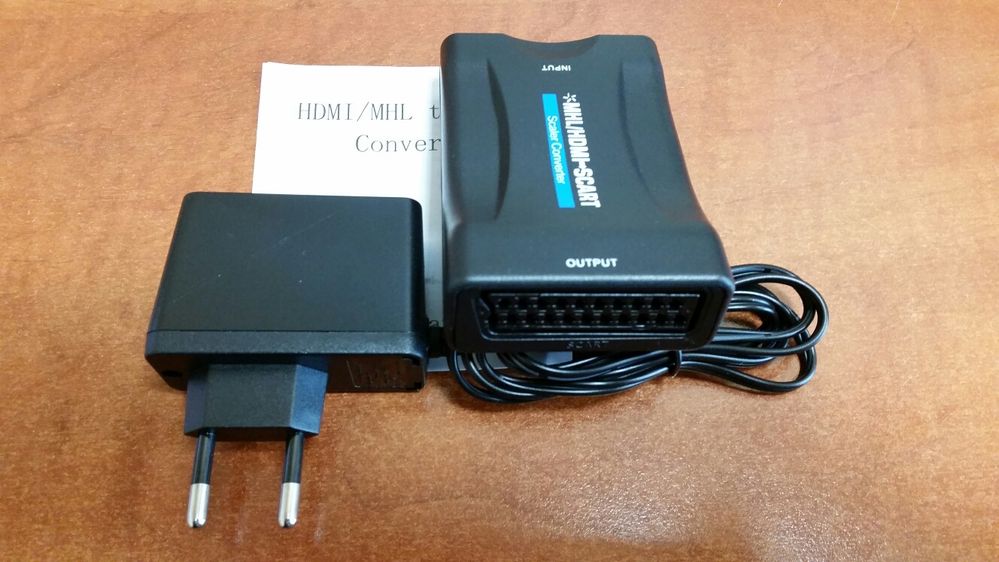 Конвертор HDMI към Scart / HDMI to SCART / SCART to HDMI