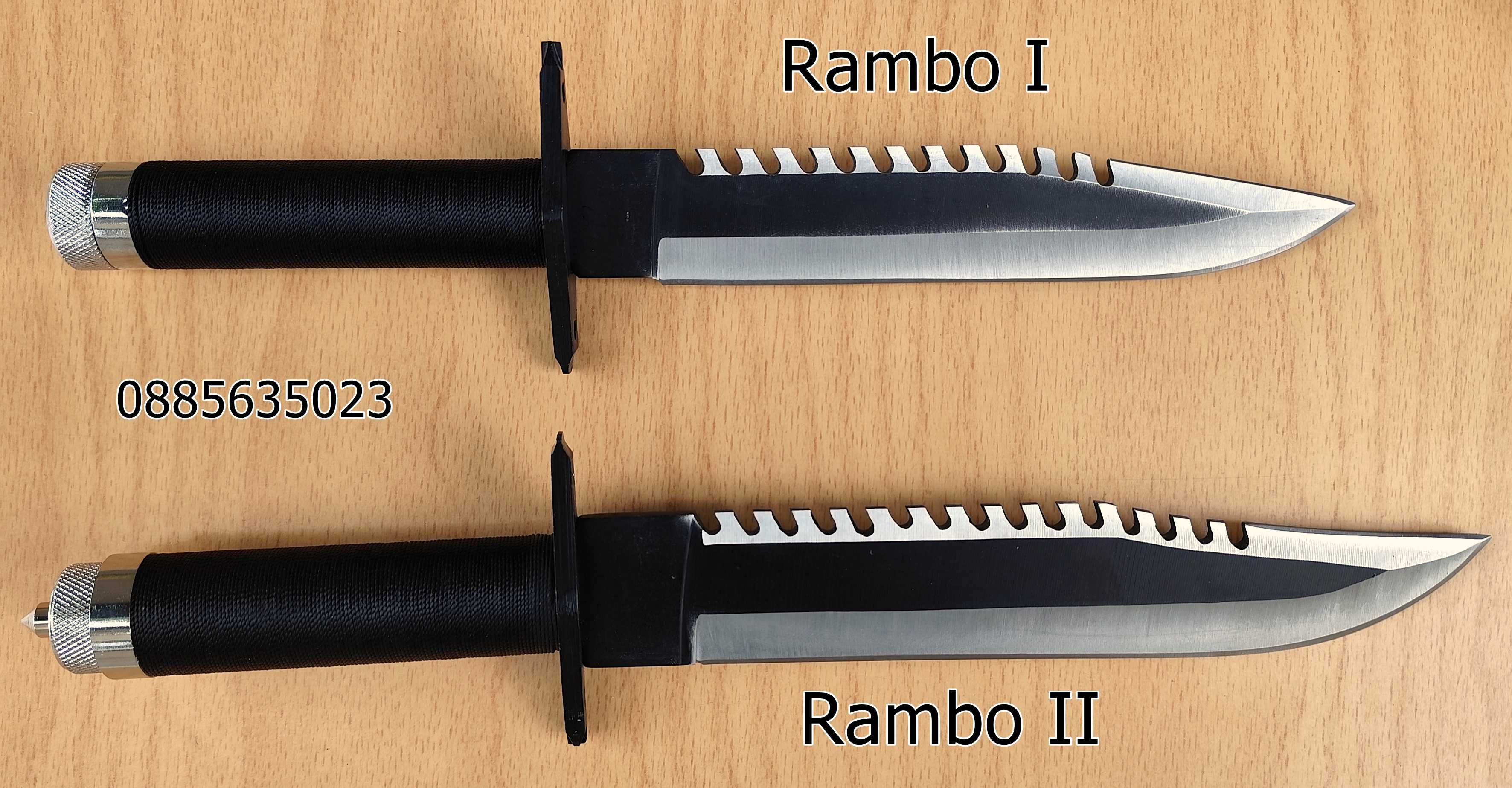 Нож за оцеляване -  RAMBO I / RAMBO II