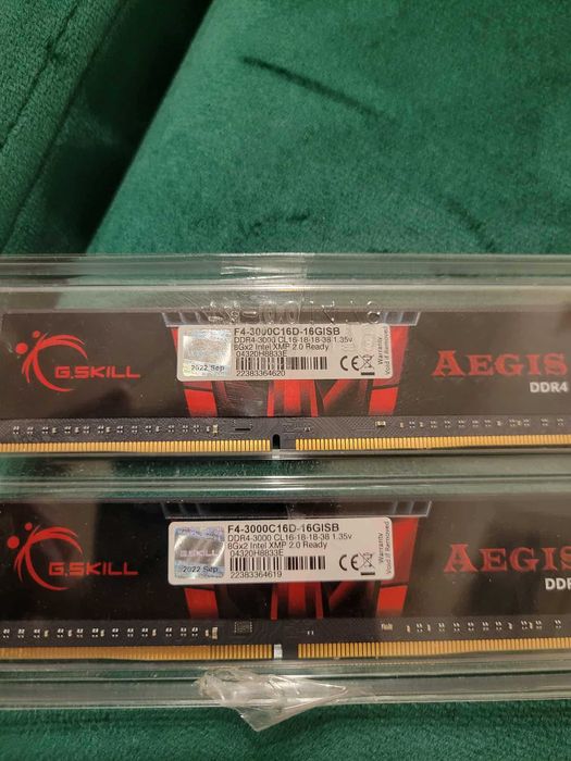 Рам памет 2x8GB DDR4 3000 G-Skill Aegis CL16 - F4-3000C16D-16GISB