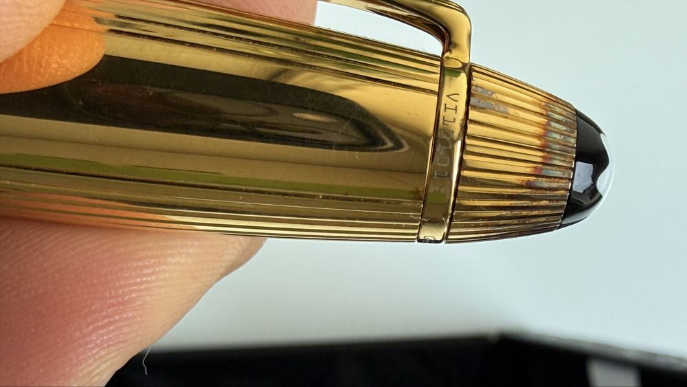 Montblanc Meisterstück 146 LeGrand Solitaire Vermeil Godron