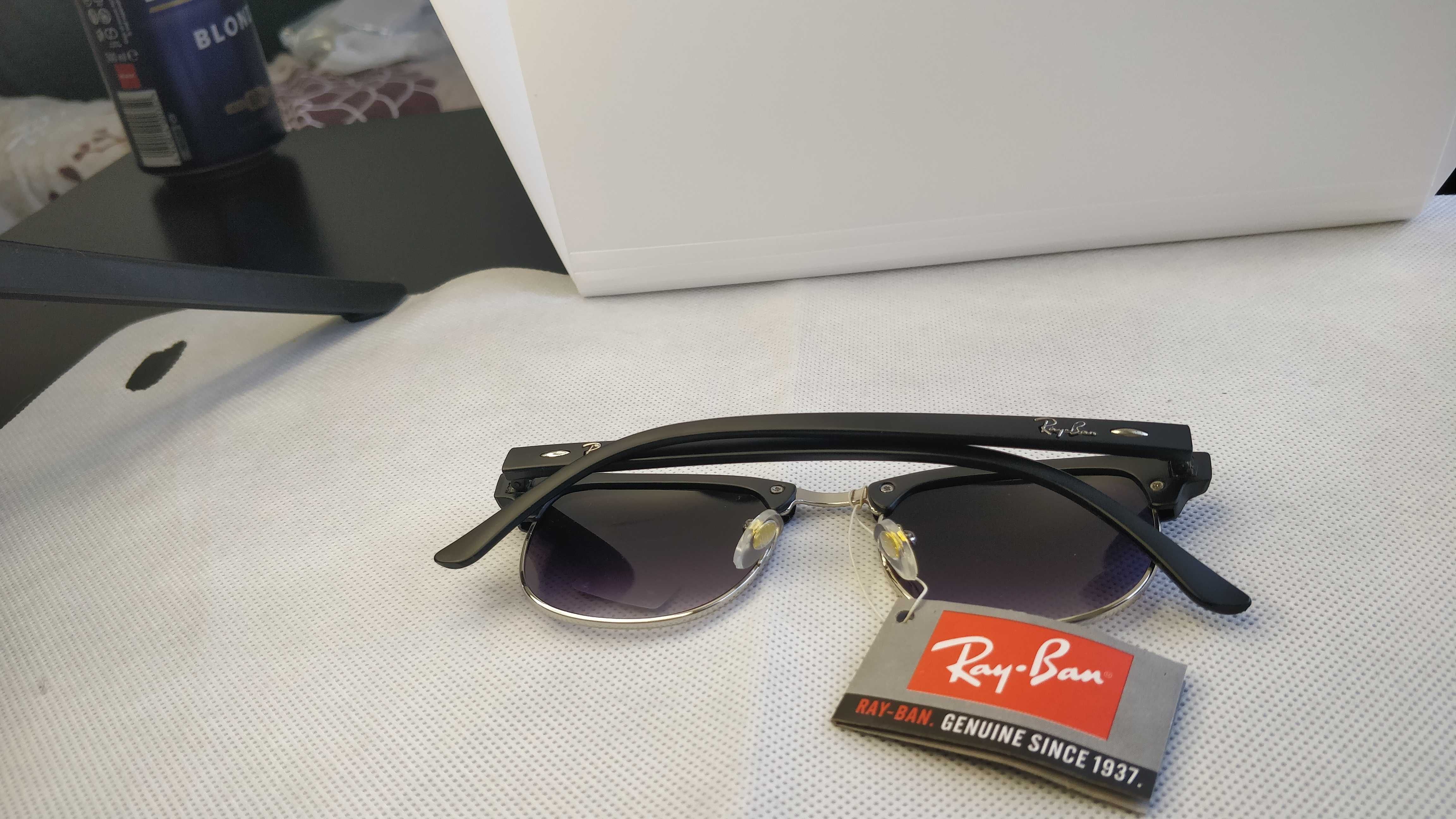 Ochelari de soare RAY BAN RB 3016 CLUBMASTER lentila mov