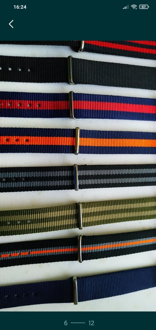 НАТО Текстилни каишки 18мм NATO