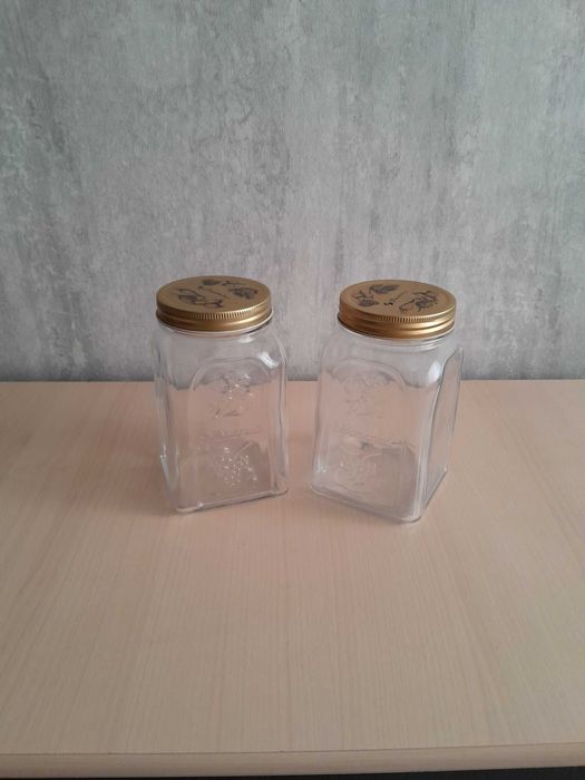 Банки стеклянные Pasabahce 1-литровые  с крышкой