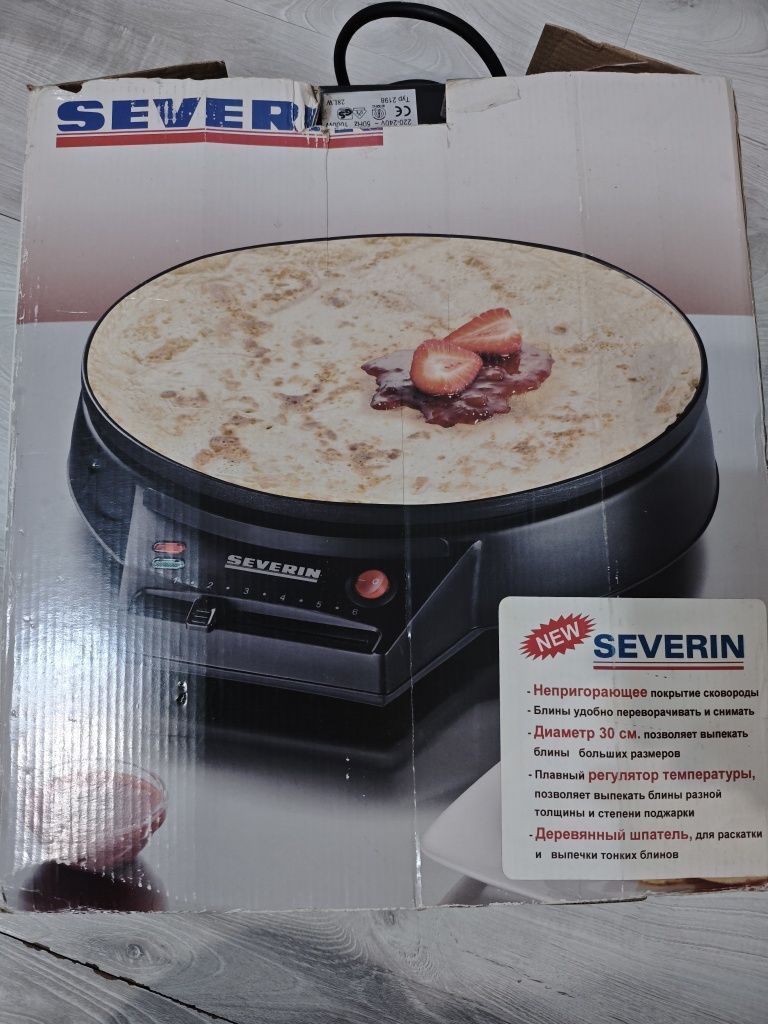 СРОЧНО! Электрическая блинница SEVERIN. 30см.