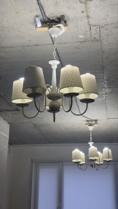 Люстра б/у в наличие 5шт