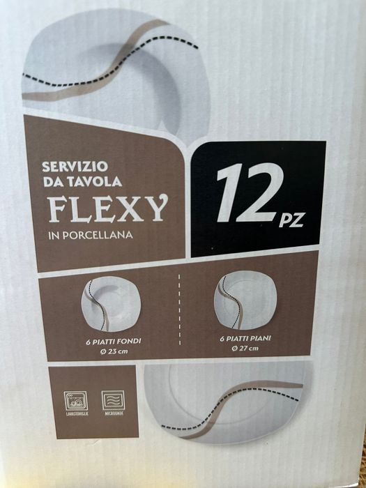 Set de farfurii Flexy 12 piese