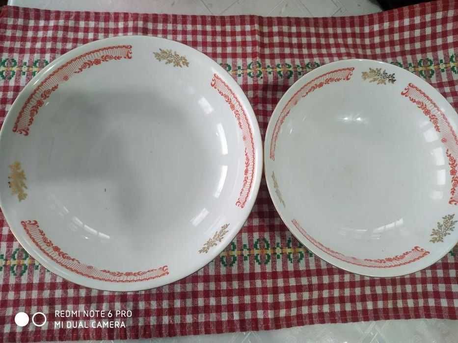 Тарелки  фаянсовые даром