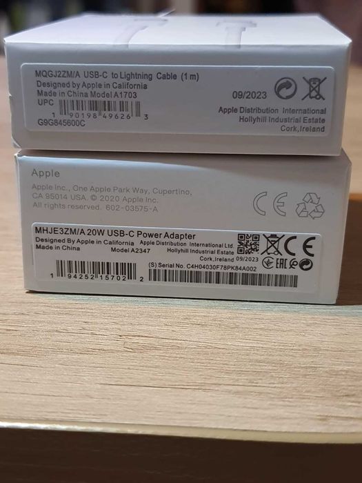 Incarcator Iphone 20w cu cabluri originale fast-charge