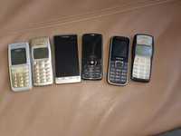 Стари работещи мобилни телефони. Цената е обща.