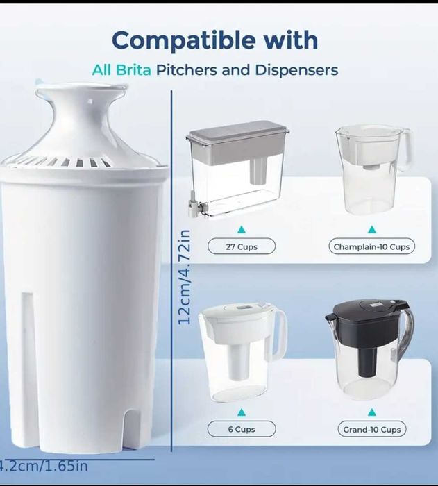 6-шт. Стандартные сменные фильтры для воды.