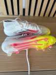 Vând Ghete Fotbal Adidas F50 Elite Mid FG Pure Victory  Mărimea 38 2/3