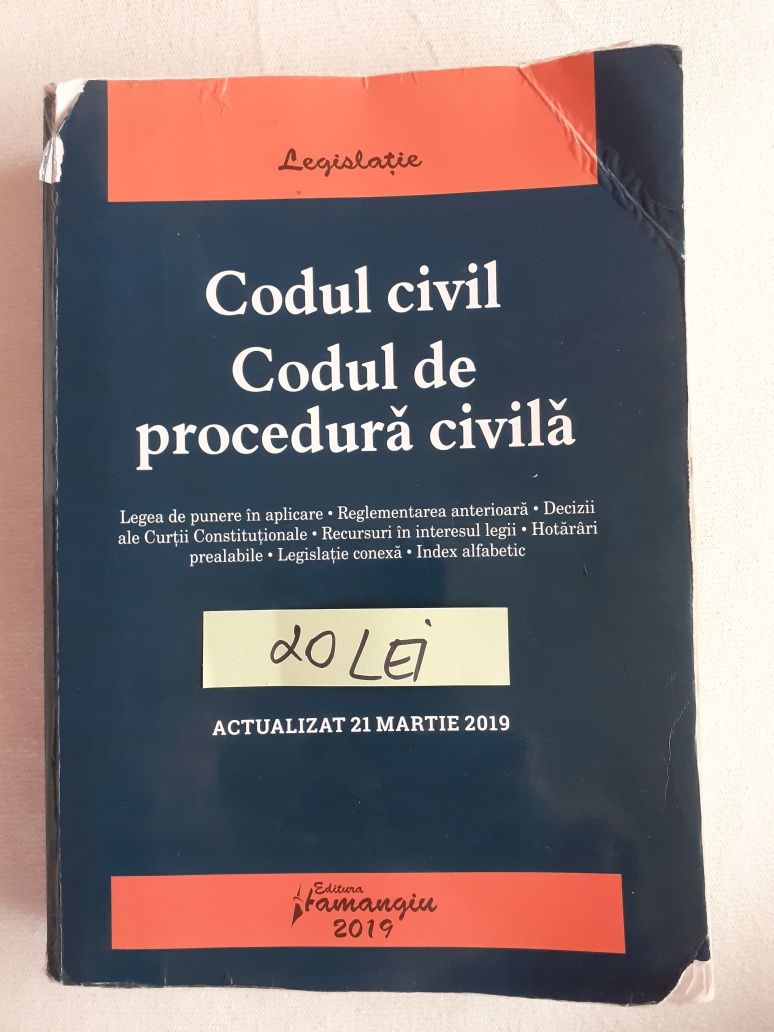 Cod civil si cod de procedura civila