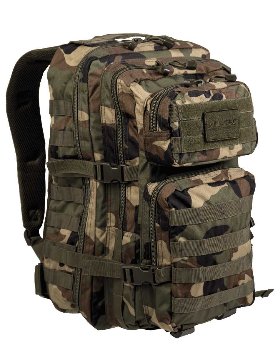 RUCSAC MILTEC Ghiozdan Camuflaj Vanatoare Militar Tactic Woodland 36L