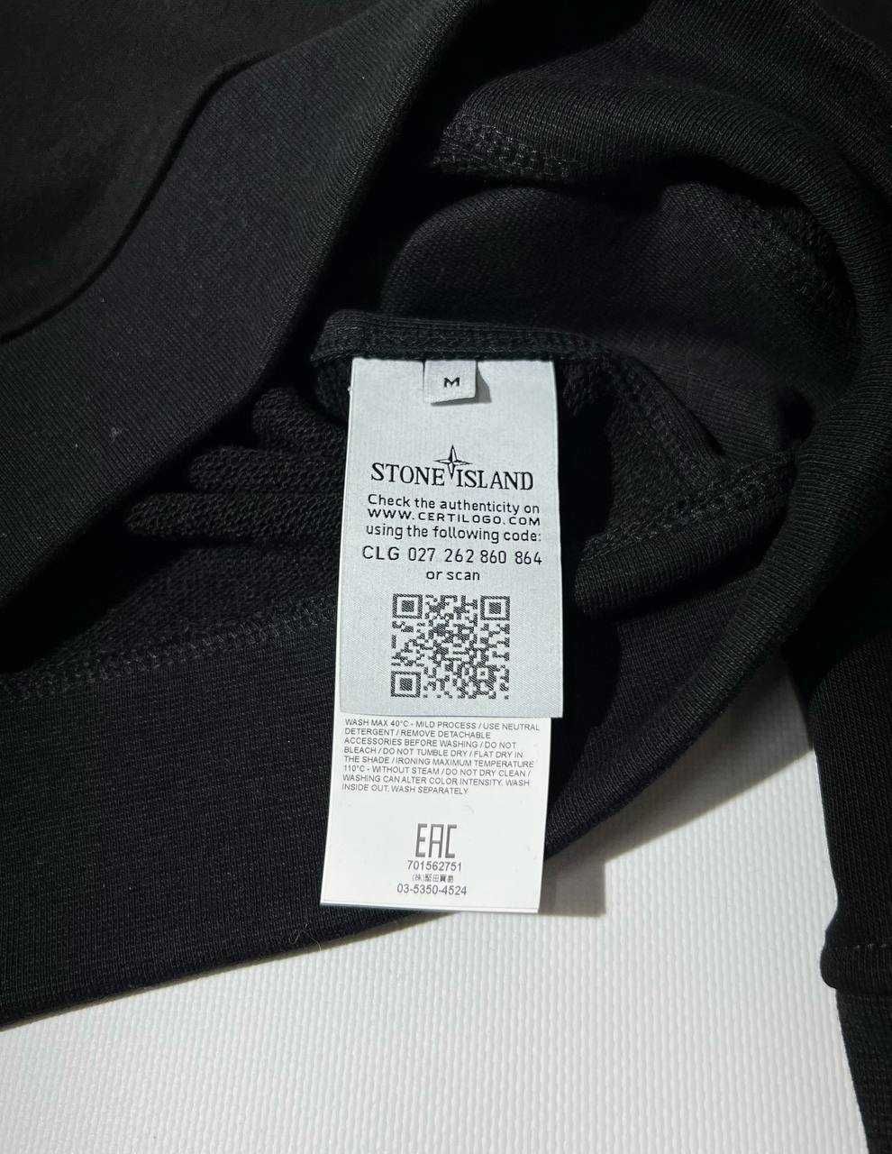 Суитшърт Stone Island в черен цвят