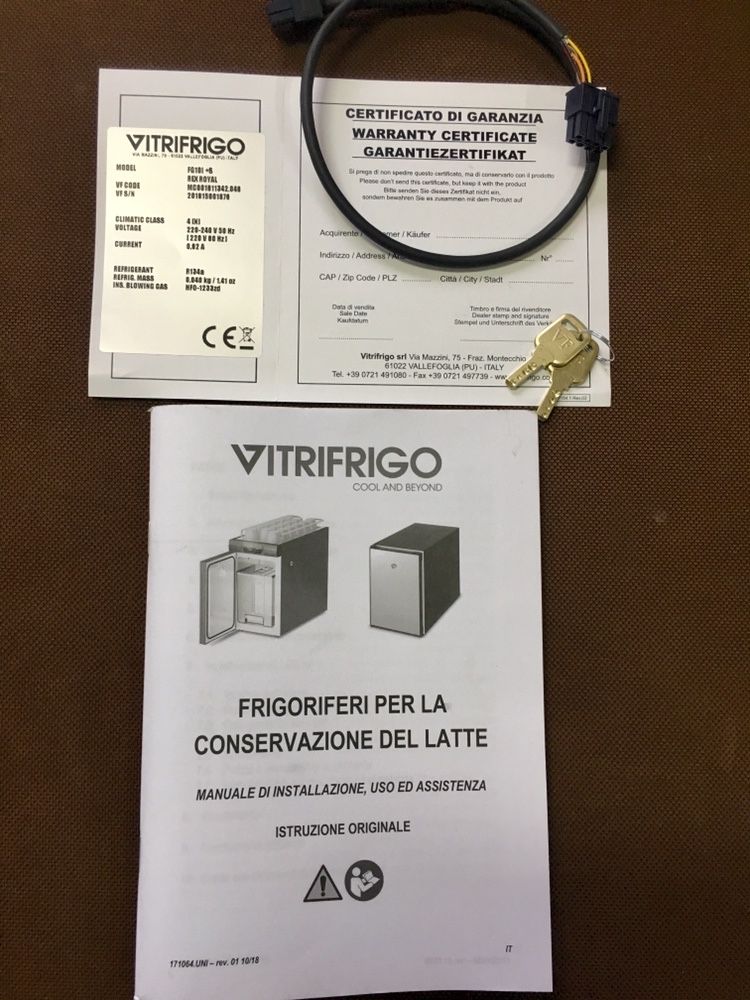 Охладител за мляко Vitrifrigo FG10i Milk Cooler