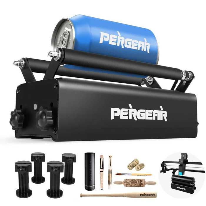 Laser Engraver Pergear LaserStorm S5, Air Assist, Rotary, pat fagure,