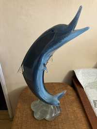 Sculptura Artizanală Unicată din Sticla | Delfin
