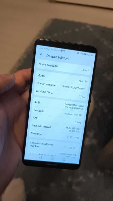 Huawei Mate 10 Pro – 6 GB RAM/128 GB – Dual SIM + husă carbon anti-șoc
