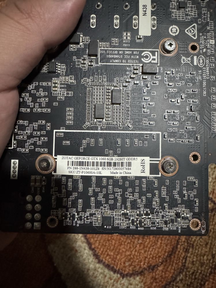 Zotac Gtx1060 6gb