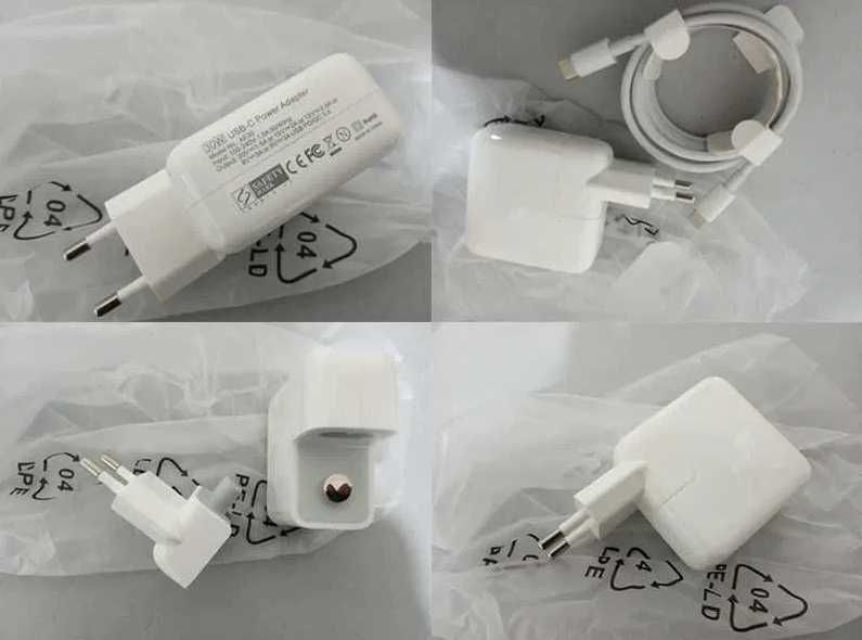 зарядка на MacBook Type-C 30w от Apple и на другой макбук зарядка есть