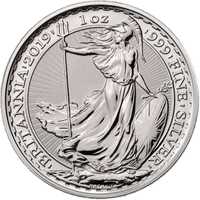 Инвестиционни сребърни монети 1 унция Britannia Британия