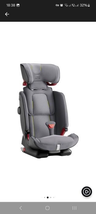Scaun auto copii Isofix 9-36kg Britax Romer ADVANSAFIX IV R Air Silver