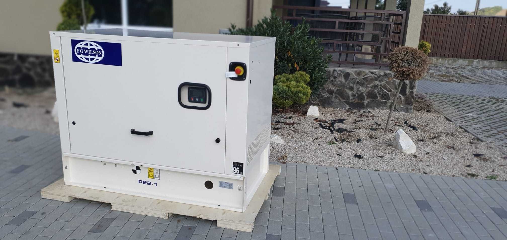 Generator 22 kVa cu motor Perkins 404A-22G1 nou