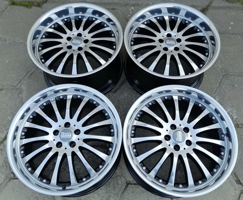 4бр.Алуминиеви полирани Tuning джанти 18 5x100/ MAM MT-2 Sport Packet