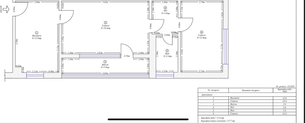 Proprietar vand apartament de 2 camere modernizat, Calea Sagului