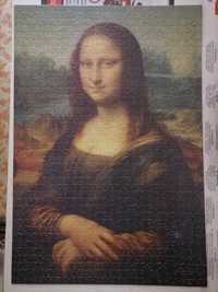 Puzzle noriel 1000 piese 50x70 cm,, Monalisa" montat.