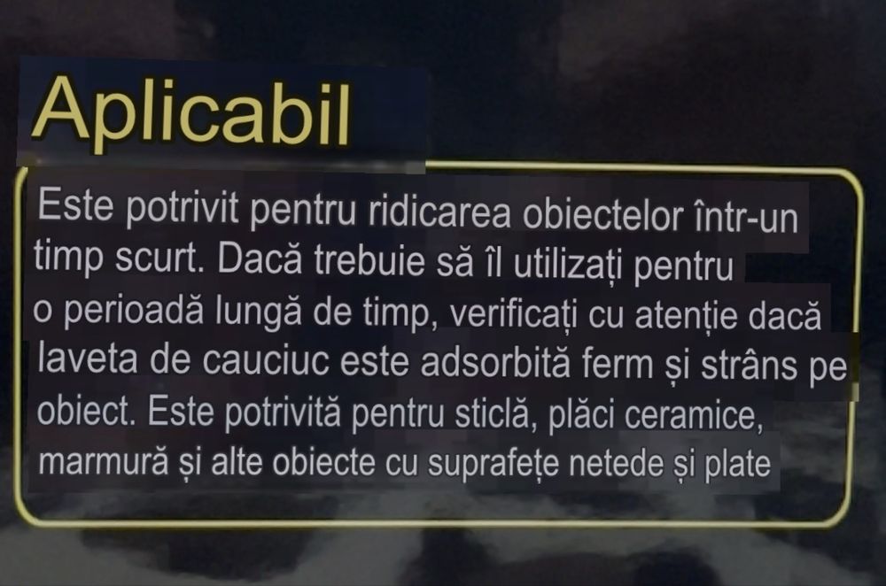 Ventuza din alumininu 3 capete pt gresie,faiante,sticlă. 33/23/18.5 ms