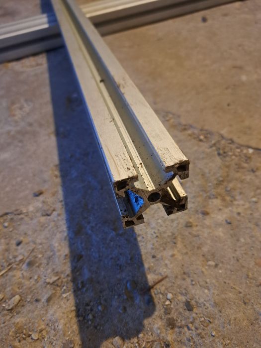 Profil aluminiu industrial 90×50 + profil 40×40 – set complet 33 m – C