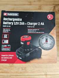 Зарядно и батерия parkside 12v