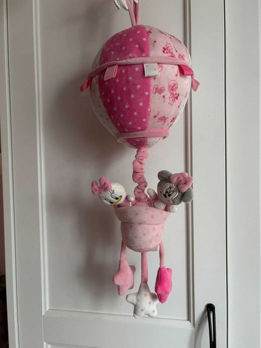 Jucarie muzicala moala pentru carucior sau patut Minnie