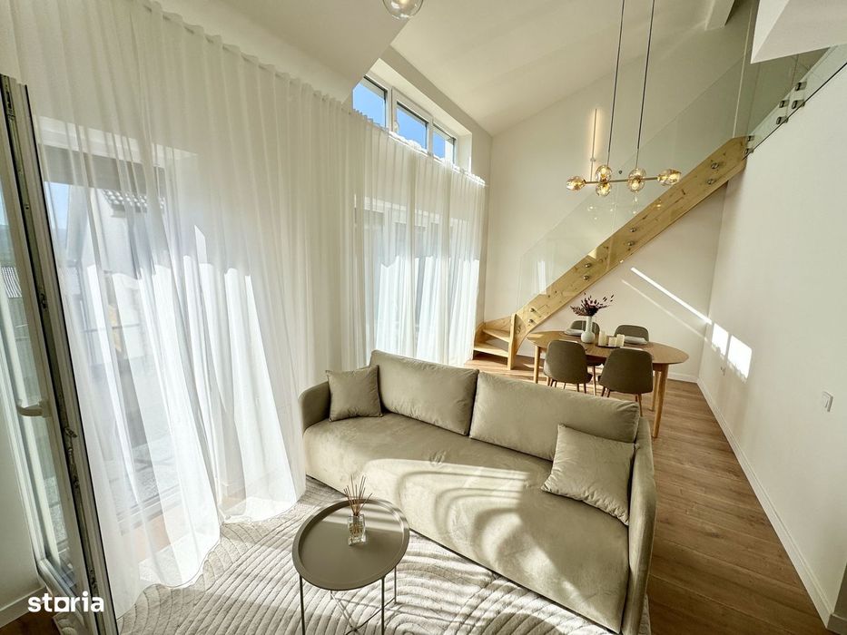 Penthouse cu priveliste deosebita - 3 camere, 2 bai - ansamblu nou