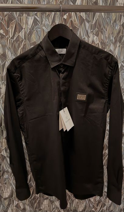 Valentino мъжка риза, черен модел • всички размери