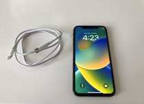 iphone X черен/Black 100 % батерия 64 GB плюс кейс по избор