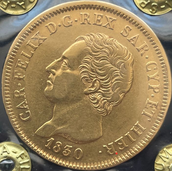 Златна монета Карло Феличе ди Савоя