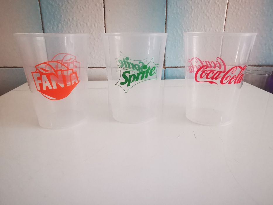 Pahare Coca Cola Fanta Sprite