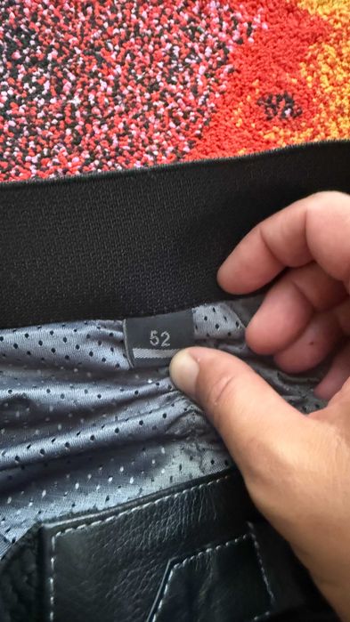 Pantaloni moto piele Tschul sport masura 52