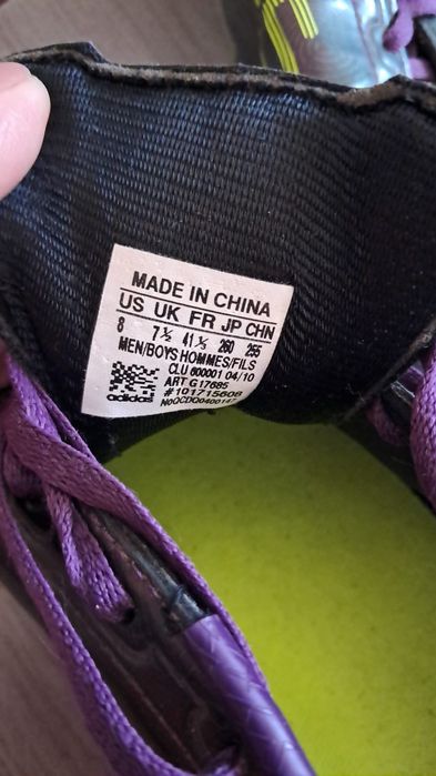 Ghete fotbal Adidas F50