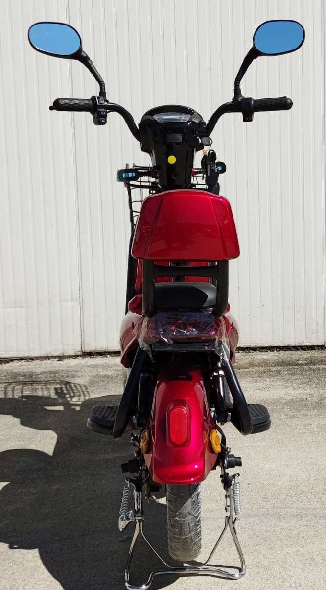 Електрически скутер модел MK-K бордо цвят 20Ah батерия
