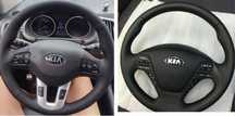 Husa volan piele kia sportage ceed c'eed piele perforata