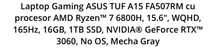 Vand laptop gaming Asus TUF A15