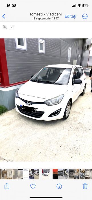 Vand hyundai I20 2013