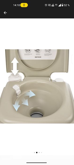 Toaleta portabila camping (WC portabil) + cutie compost