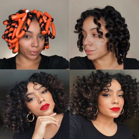 Сатенена ролка за къдрене Heatless Curls и гъвкави ролки