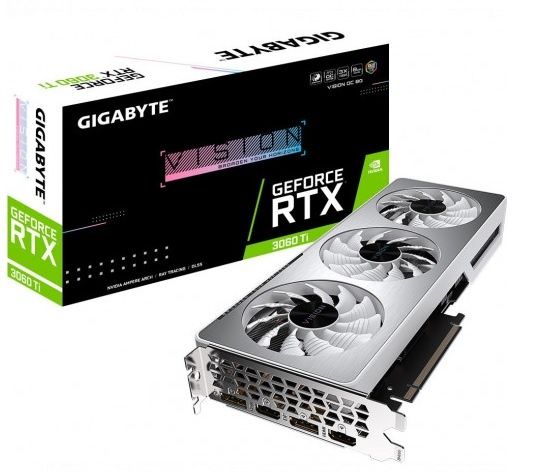 Видеокарта GIGABYTE GeForce RTX 3060 Ti VISION OC